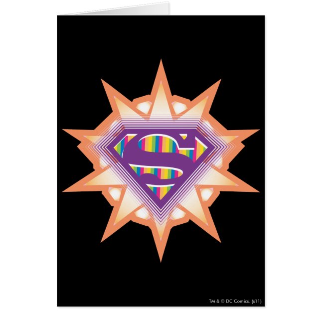 Supergirl Naranja Starburst (Frente)