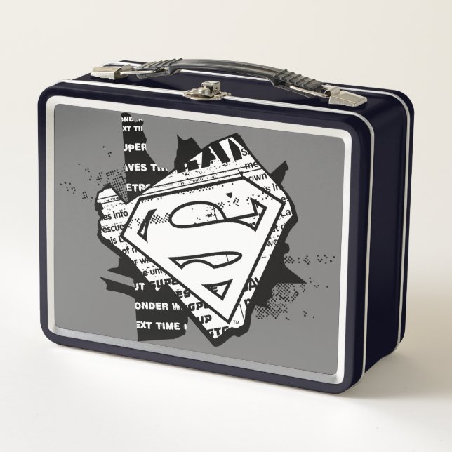 Supergirl Newsprint S-Shield (Anverso)