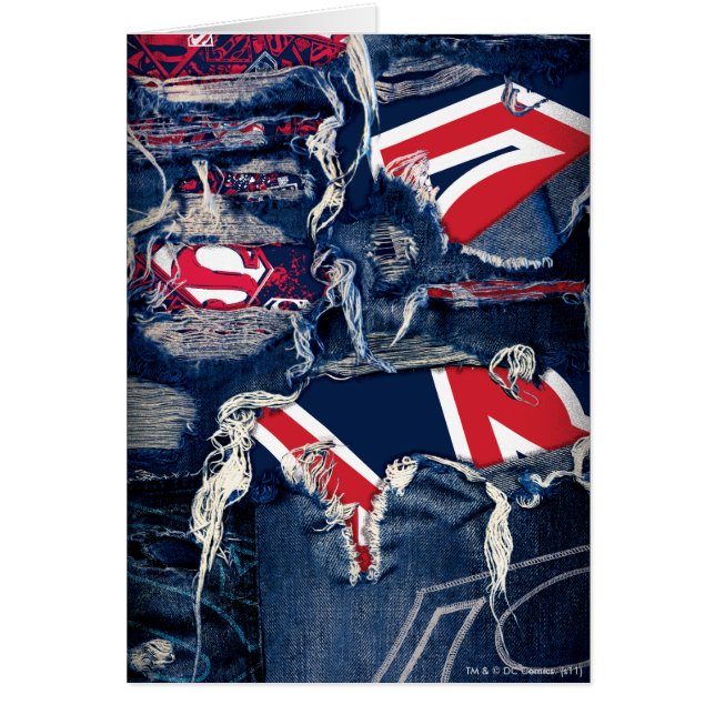 Supergirl rojo, blanco y azul (Frente)