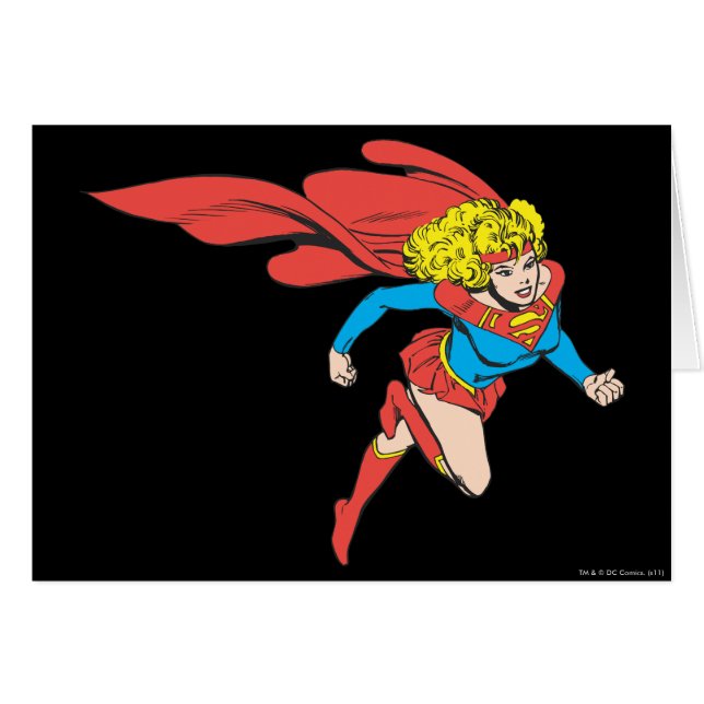 Supergirl Salta a la derecha (Anverso (Horizontal))