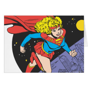 Supergirl salta en espacio