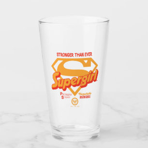 Supergirl Stronger Than Ever Retro Graphic
