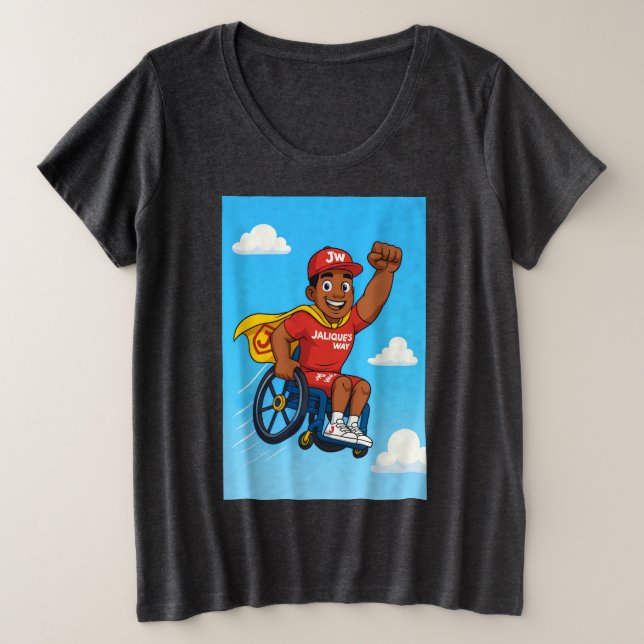 Superhero Tee Plus Size  (Anverso del diseño)