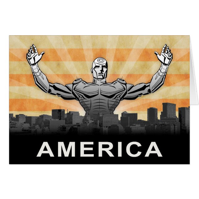 Superhéroe americano (Anverso (Horizontal))