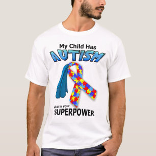 Superhéroe de autismo - camiseta superpoderosa lig