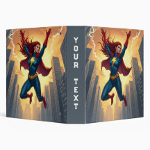 Superhéroe de la mujer relámpago