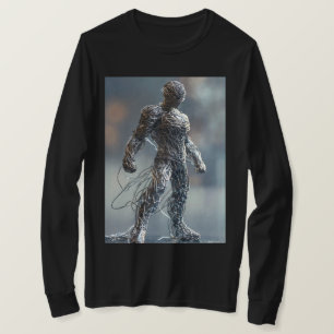 Superhéroe de trama: diseño de camiseta estilo ani