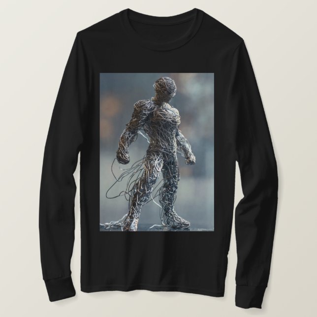 Superhéroe de trama: diseño de camiseta estilo ani (Anverso del diseño)
