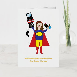 Superheroínas Administrativas Morenas