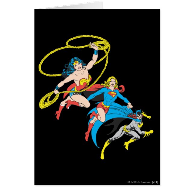 Superheroínas saltan (Frente)