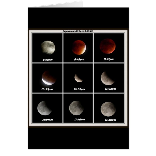 Superluna y eclipse (Frente)