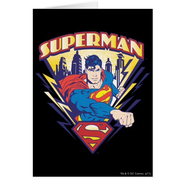 Supermán con electricidad (Frente)