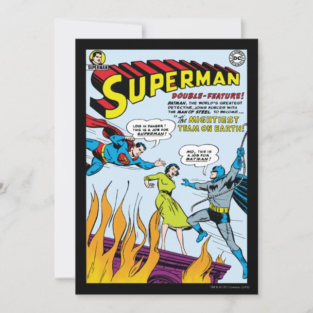 Superman (doble rasero con Batman) (Anverso)