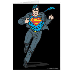 Superman en ropa de negocios