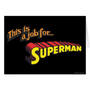 Superman   Este es un trabajo para... Logotipo