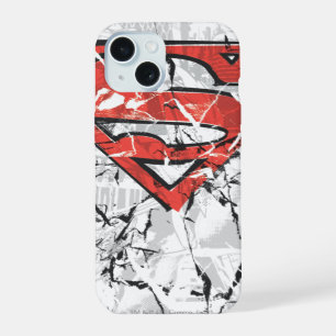 Superman Estilizado Logo de Cómic Arrugado