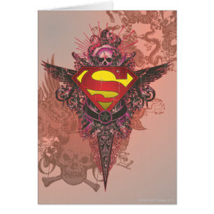 Supermán estilizado Logotipo de diseño grueso