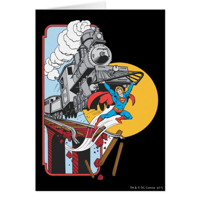 Superman Lifts Train (Frente)