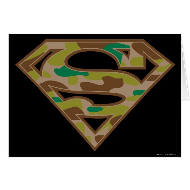 Superman S-Shield | Logotipo de camuflaje (Anverso (Horizontal))