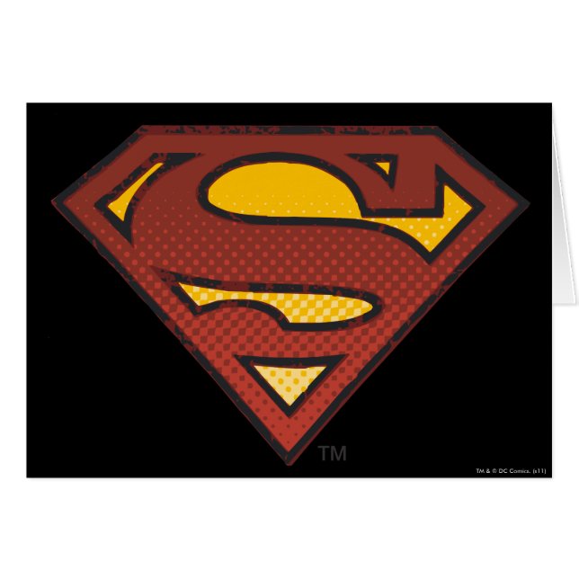 Superman S-Shield | Logotipo de puntos alterados (Anverso (Horizontal))