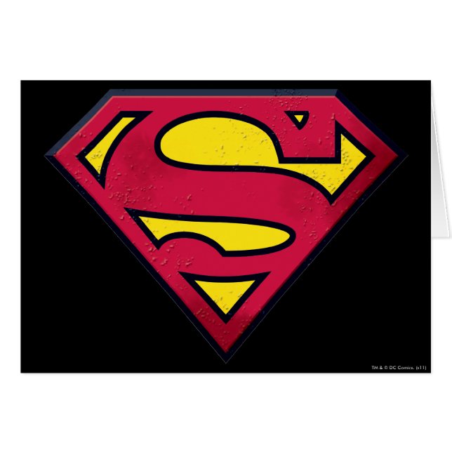Superman S-Shield | Logotipo de suciedad (Anverso (Horizontal))