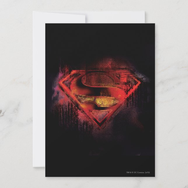 Superman S-Shield | Logotipo pintado (Anverso)