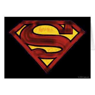 Superman S-Shield Logotipo rojo oscuro
