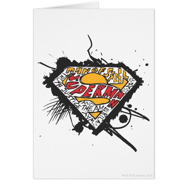 Superman Stylized | Logo con letras (Frente)