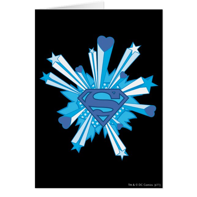 Superman Stylized | Logo de Blue Shield Hearts (Frente)