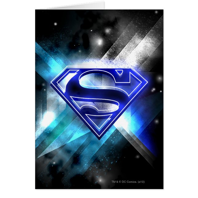 Superman Stylized | Logo de Blue White Crystal (Frente)