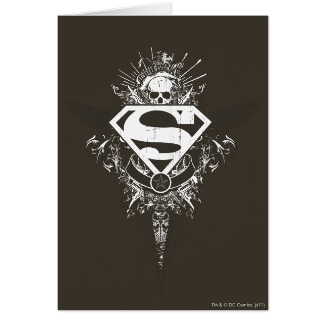 Superman Stylized | Logo de Star and Skull White (Frente)