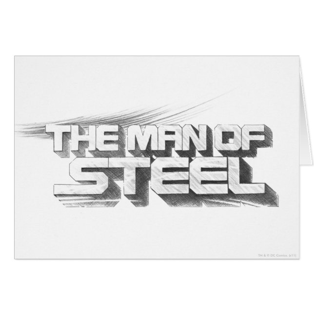 Superman Stylized | Logo del Hombre de Dibujo de A (Anverso (Horizontal))
