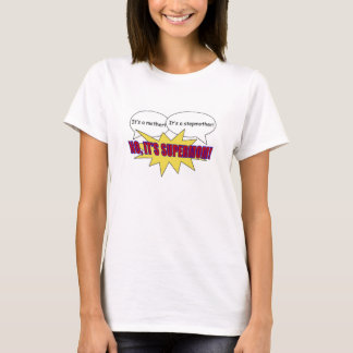 supermom, madre, camiseta de la madrastra