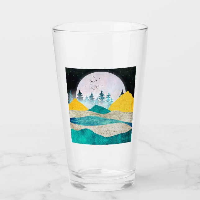 Supermoon Rising Landscape (Anverso)