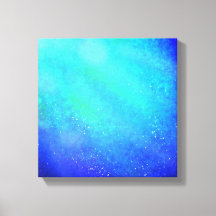 Supernova azul - Impresión de lienzo vibrante