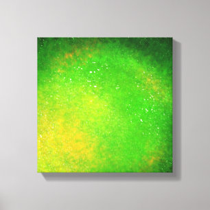 Supernova verde - Impresión de lienzo vibrante