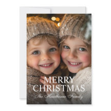 Superposición de foto elegante de Navidad