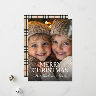 Superposición de foto elegante de Navidad