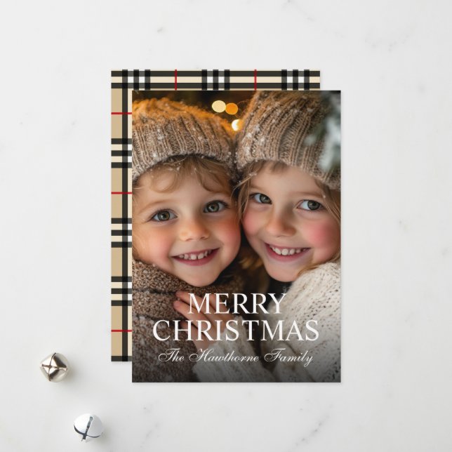 Superposición de foto elegante de Navidad (Anverso/Reverso In Situ)