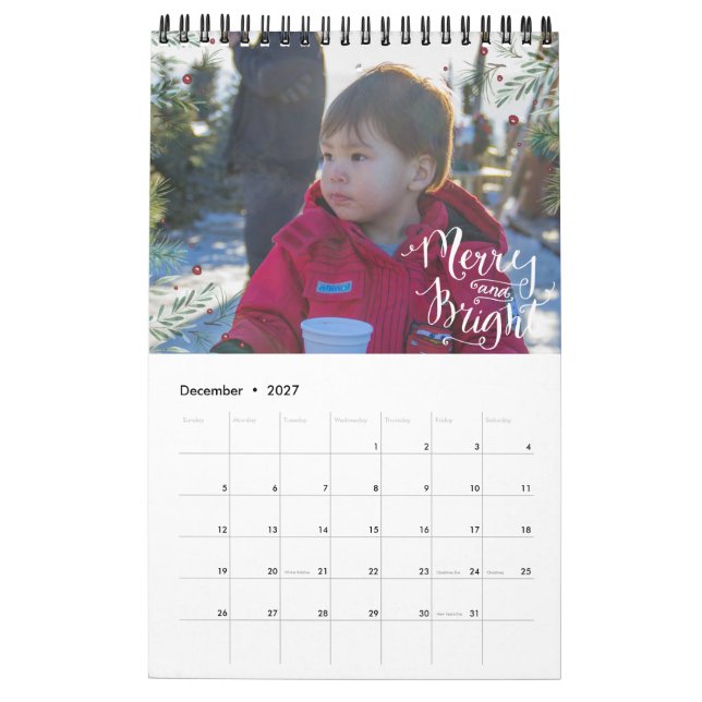 Superposición divertida de temporada | Calendario  (Dec 2027)