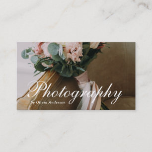 Superposición elegante   Tarjetas de visita fotogr