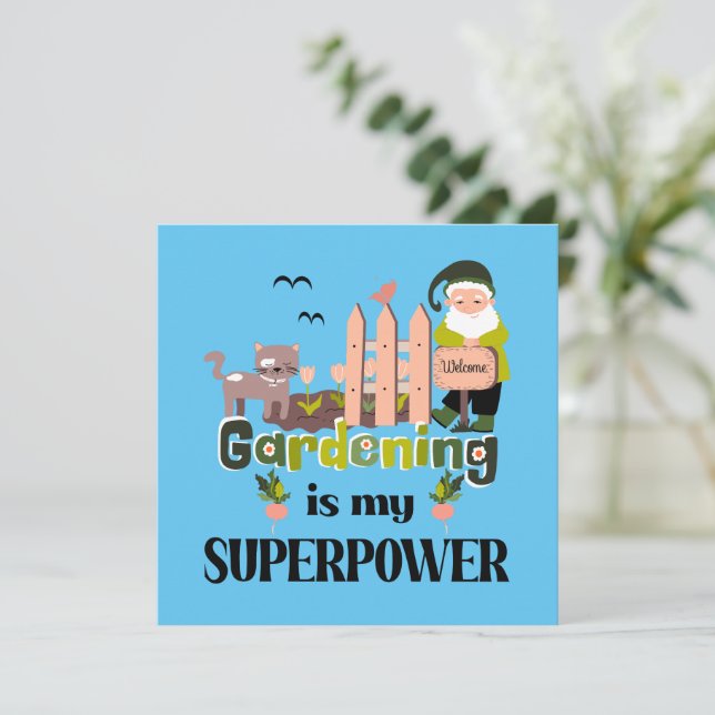 Superpotencia de jardinería, jardinera de lujo (Anverso de pie)