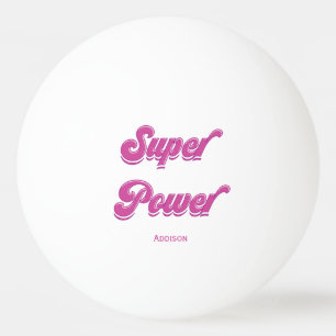 Superpotencia de las bolas de ping pong personaliz