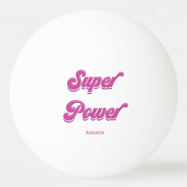 Superpotencia de las bolas de ping pong personaliz (Anverso)