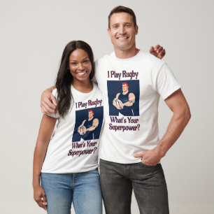 Superpotencia de rugby - Camiseta de rugby Unisex