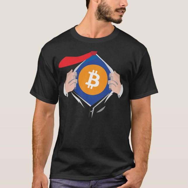 ¡Superpotente por Bitcoin! Camiseta (Anverso)