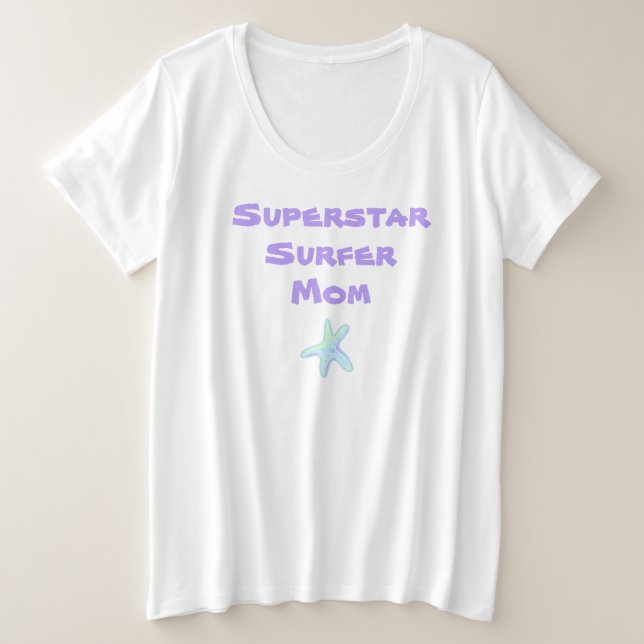 Superstar Surfer Mom Starfish (Anverso del diseño)