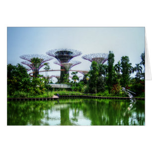 Supertrees y lago de la libélula