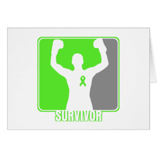 Superviviente que gana del cáncer del linfoma