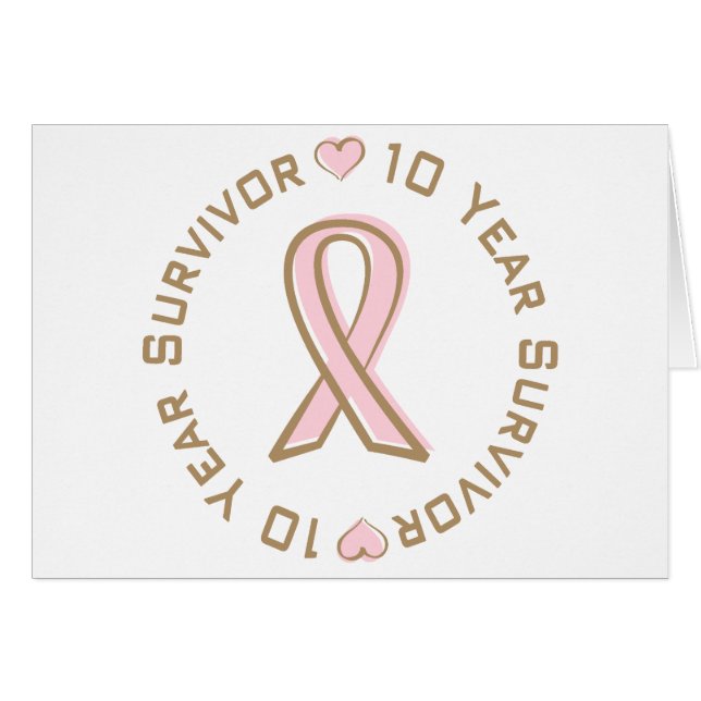 Superviviente rosado del cáncer de pecho de la (Anverso (Horizontal))